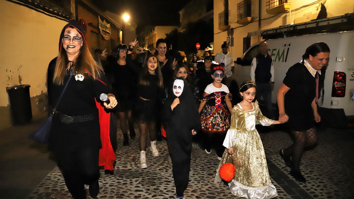 Celebración de Halloween en el barrio de San Agustín