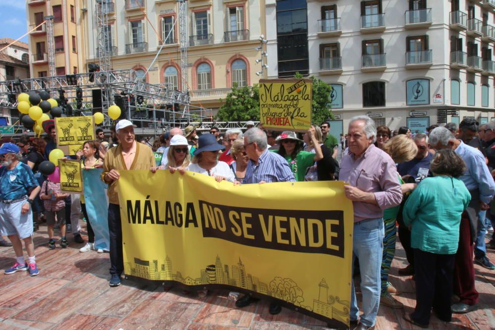 Málaga se une al movimiento 'Málaga no se vende'