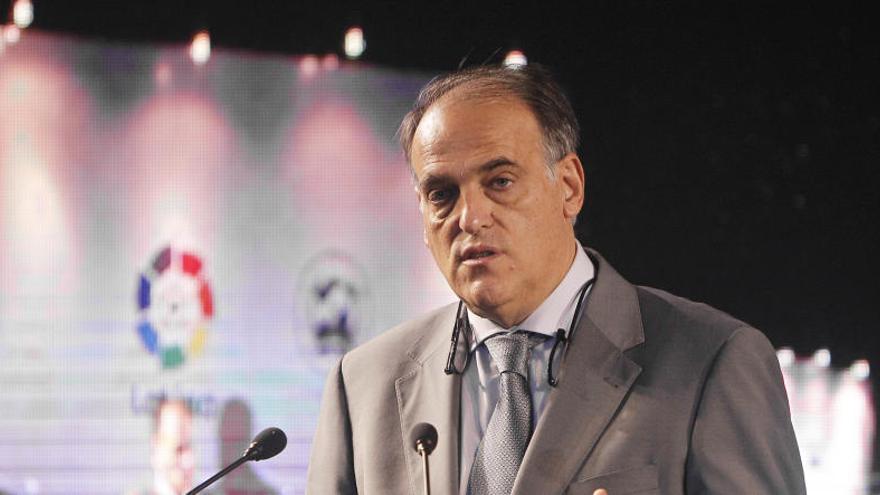 Javier Tebas, presidente de la Liga.