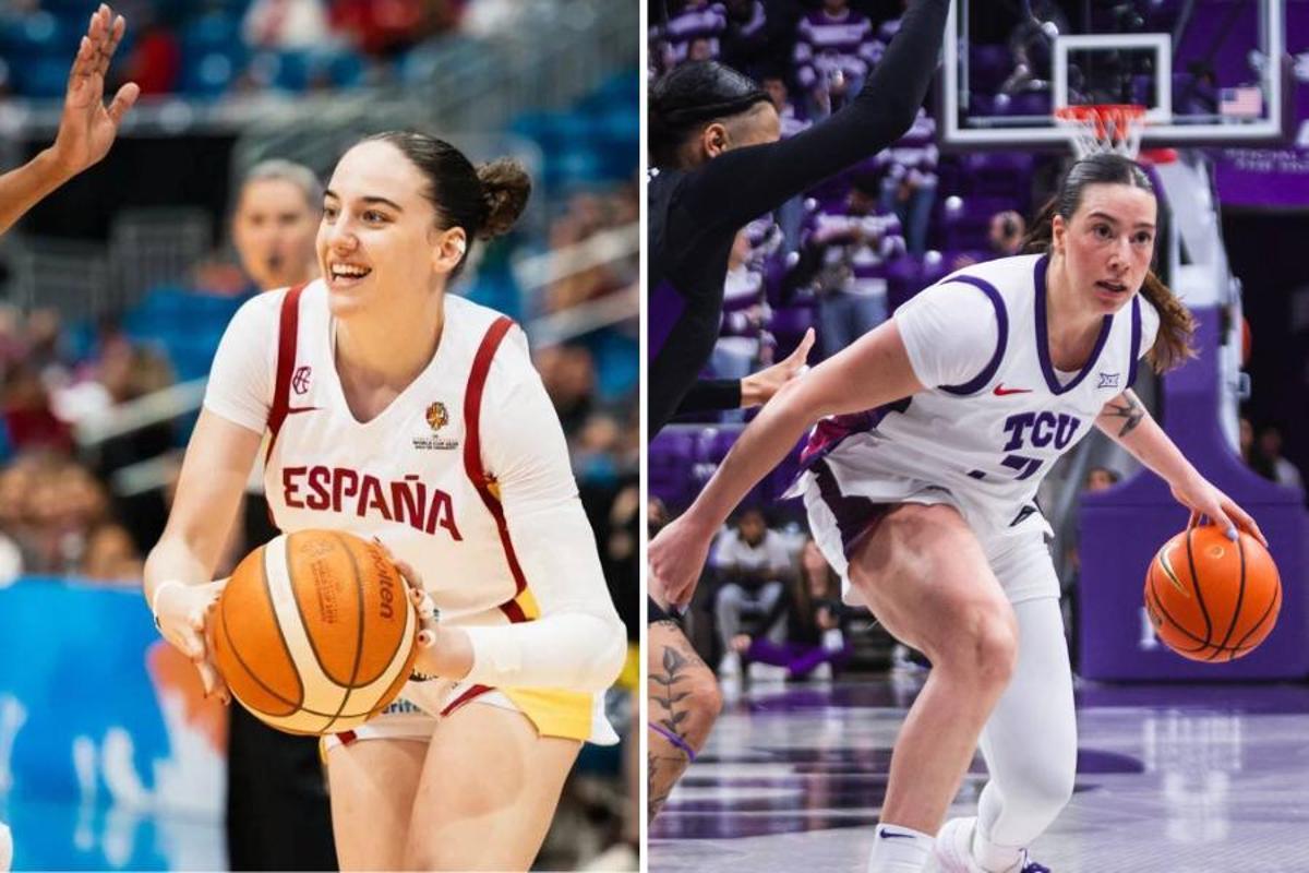 Iyana Martín y Marta Suárez.
