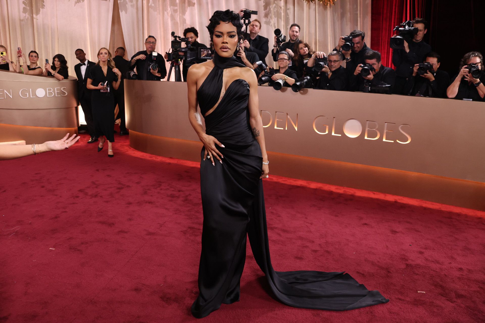 Teyana Taylor ha sido una de las grandes ganadoras de la alfombra roja de los Globos de Oro