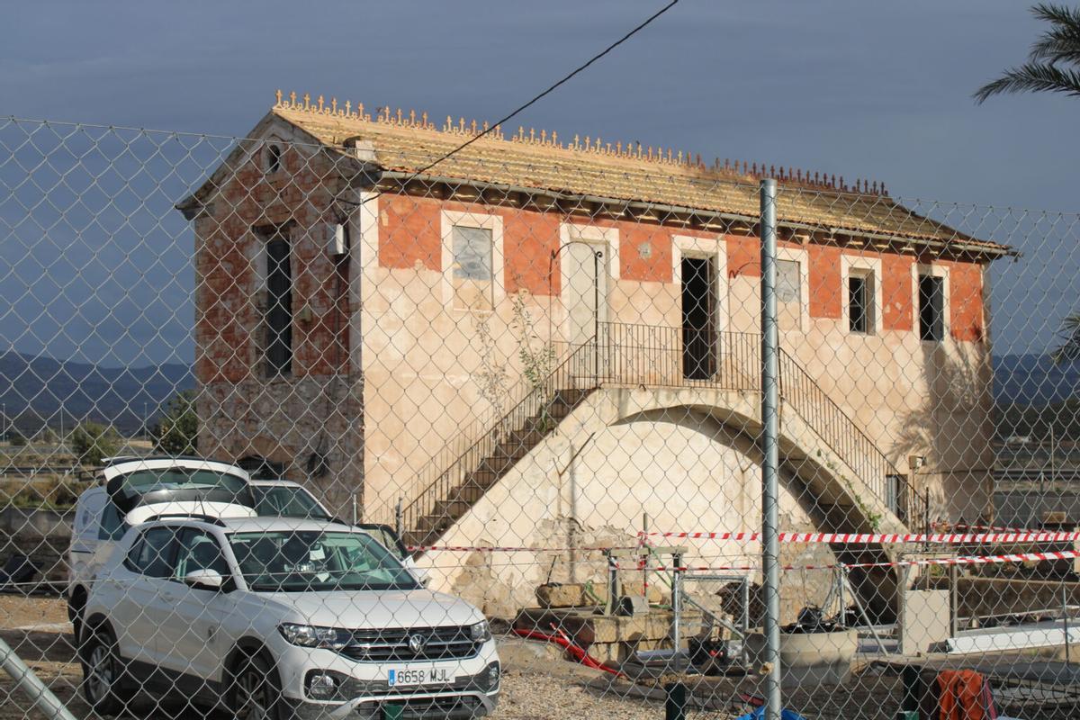 La Casa de Compuertas del Pantanet, en obras