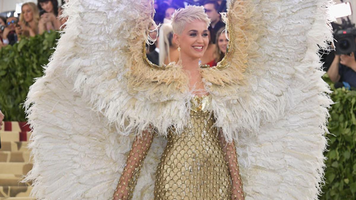 Las espectaculares alas de Katy Perry en la gala MET 2018