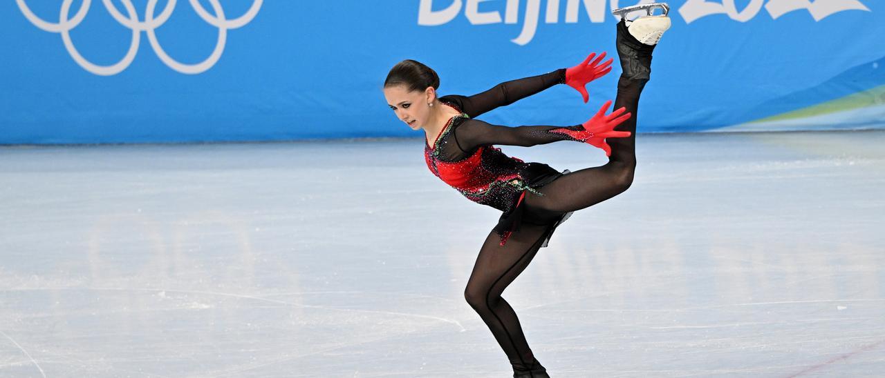 La patinadora rusa Kamila Valieva.