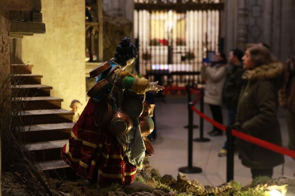 Belén napolitano en la Catedral de Zamora