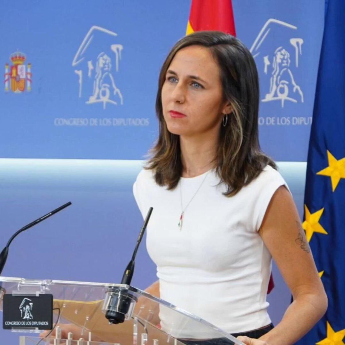 Imagen de Ione Belarra, secretaria general de Podemos y diputada del Congreso.