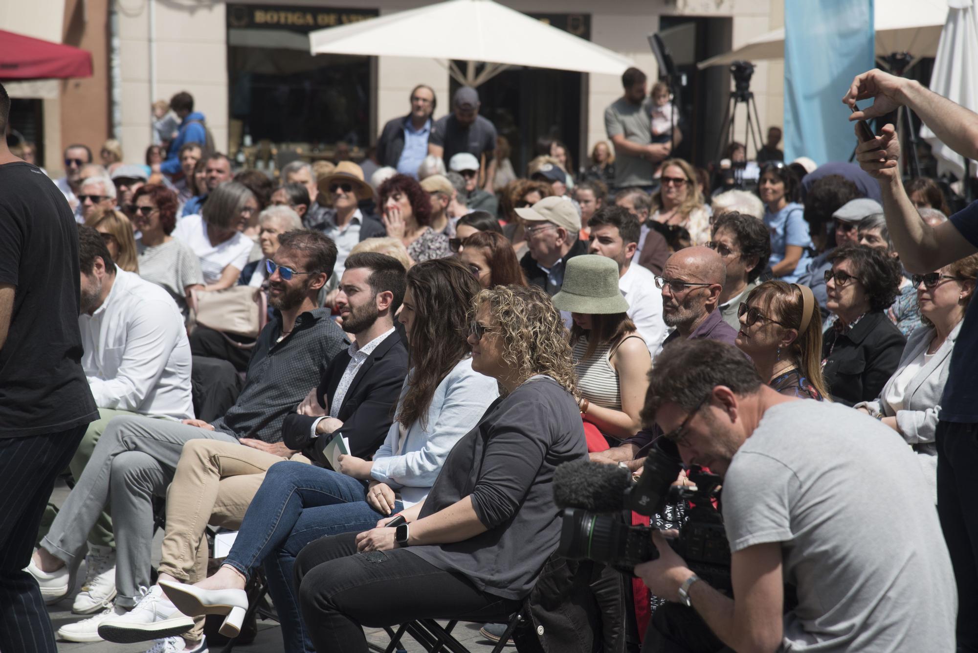 Acte central del candidat a l'alcaldia de Manresa de Junts, Ramon Bacardit