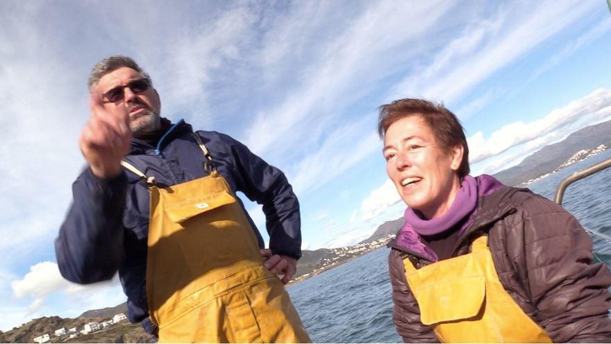 Rosa Triadú, de Llançà, diu sentir-se feliç anant a mar