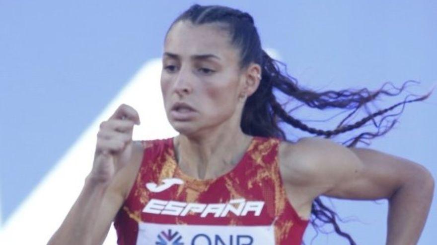 La atleta catalana Sara Gallego, en los Mundiales de Eugene 2022.