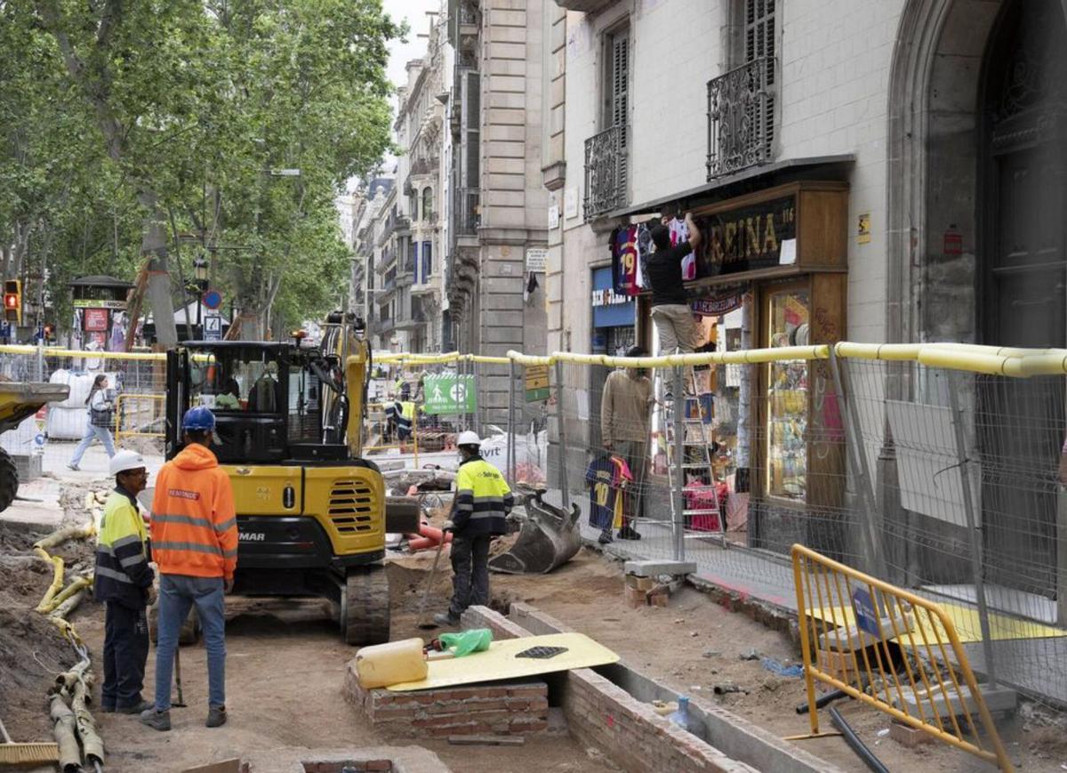 Les obres de la Rambla traslladaran les afectacions al costat Raval al juny Les obres de la Rambla traslladaran les afectacions al costat Raval al juny