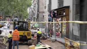 Les obres de la Rambla traslladaran les afectacions al costat Raval al juny