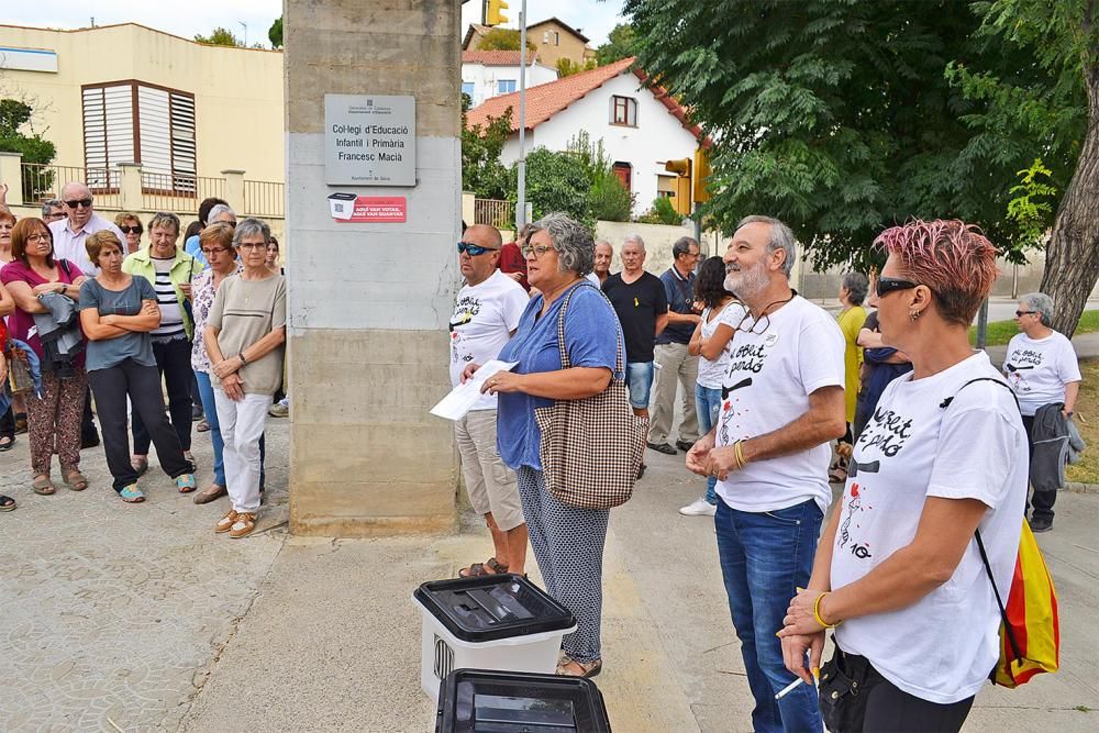 Commemoració de l'1 d'Octubre a Súria