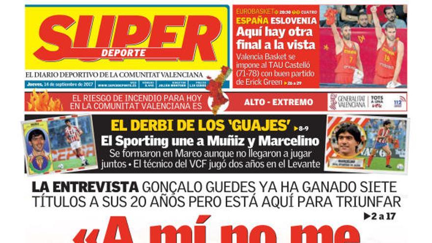 Estas son las portadas de este jueves 14 de septiembre