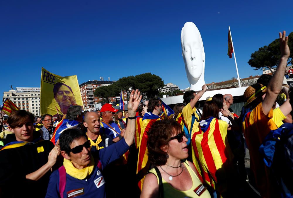 El sobiranisme omple el centre de Madrid