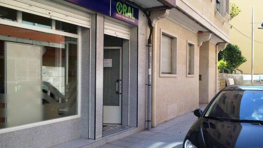 Oficina del ORAL de Moaña en la calle Fragata Almansa. // G.N.