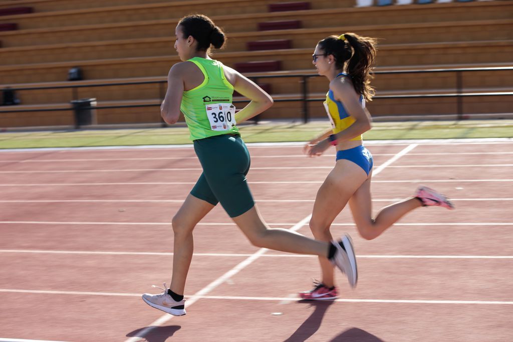 Campeonato regional de atletismo. Primera jornada