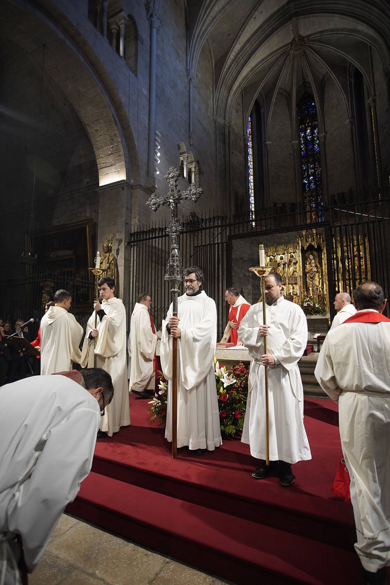 Girona Basílica de Sant Feliu missa de Sant Narcís El Bisbe de Girona evoca Sant Narcís per combatre "la guerra, la fam i la manca d'una vida digna"