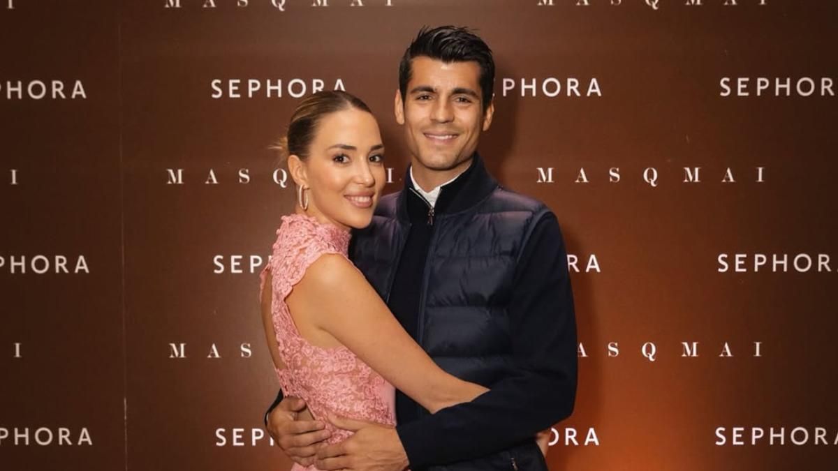 Alice y Morata en un evento de la marca de ella