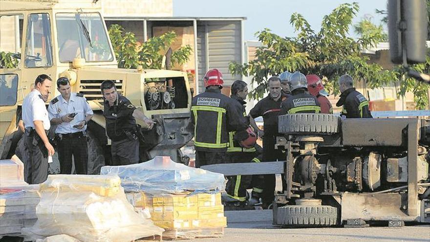 Los accidentes laborales van a más y Castelló registra veinte al día