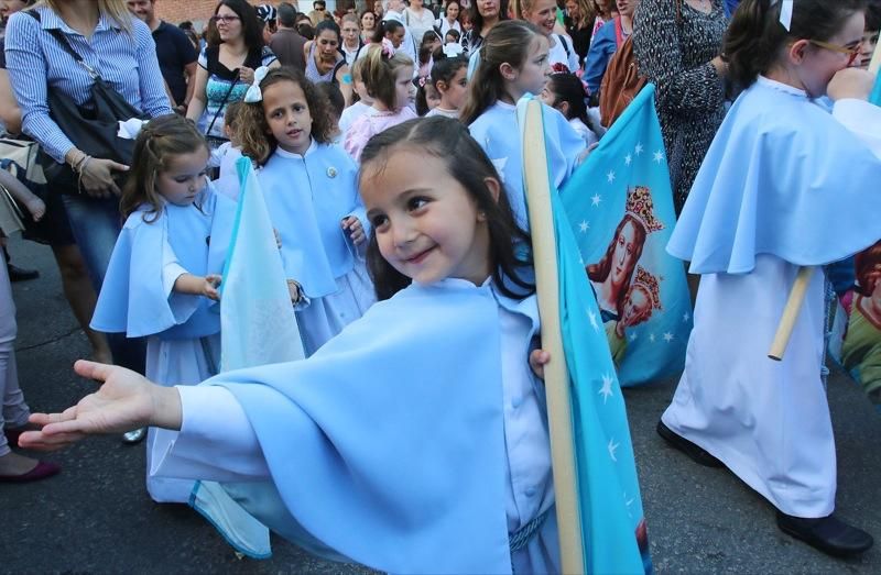 Procesión de María Auxiliadora en Capuchinos