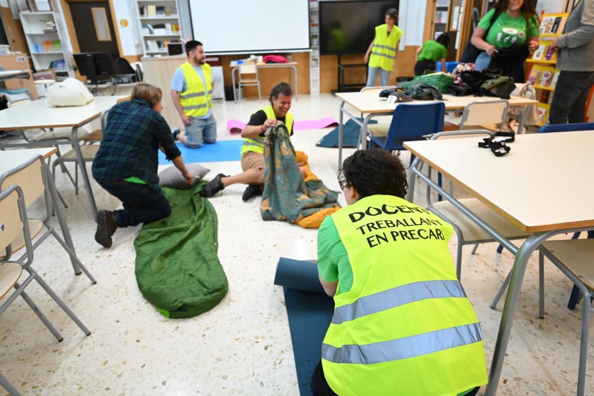 Encierro de profesores en el instituto Cayetano Sempere de Elche