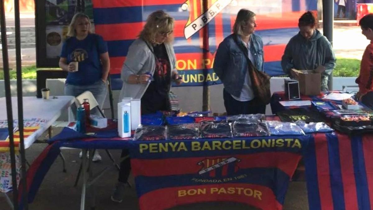 Puesto de la PB Bon Pastor en la feria de entidades