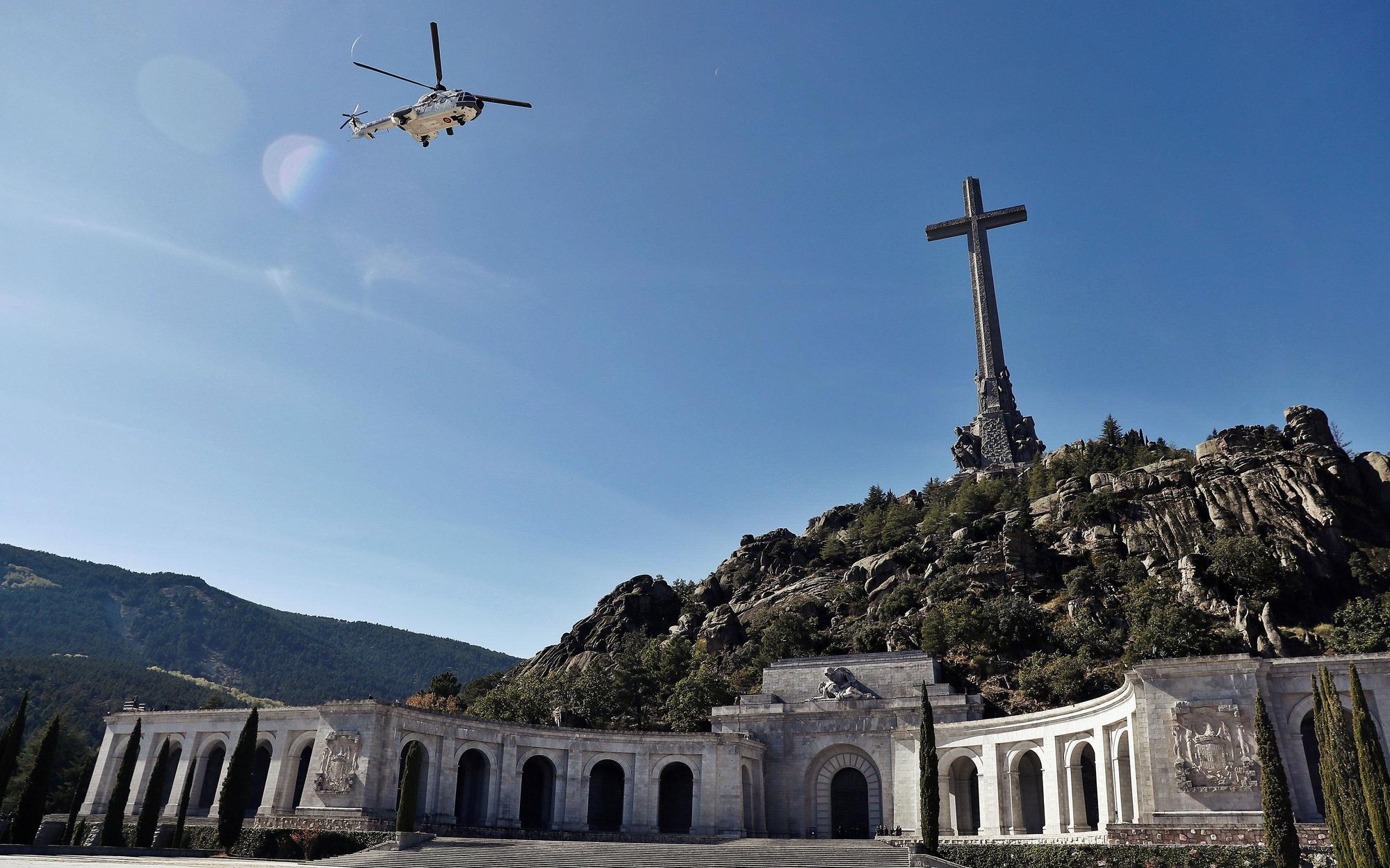 Conjunto monumental del Valle de los Caídos, construido en la zona conocida como Cuelgamuros ubicada en la sierra madrileña, en el municipio de San Lorenzo de El Escorial.