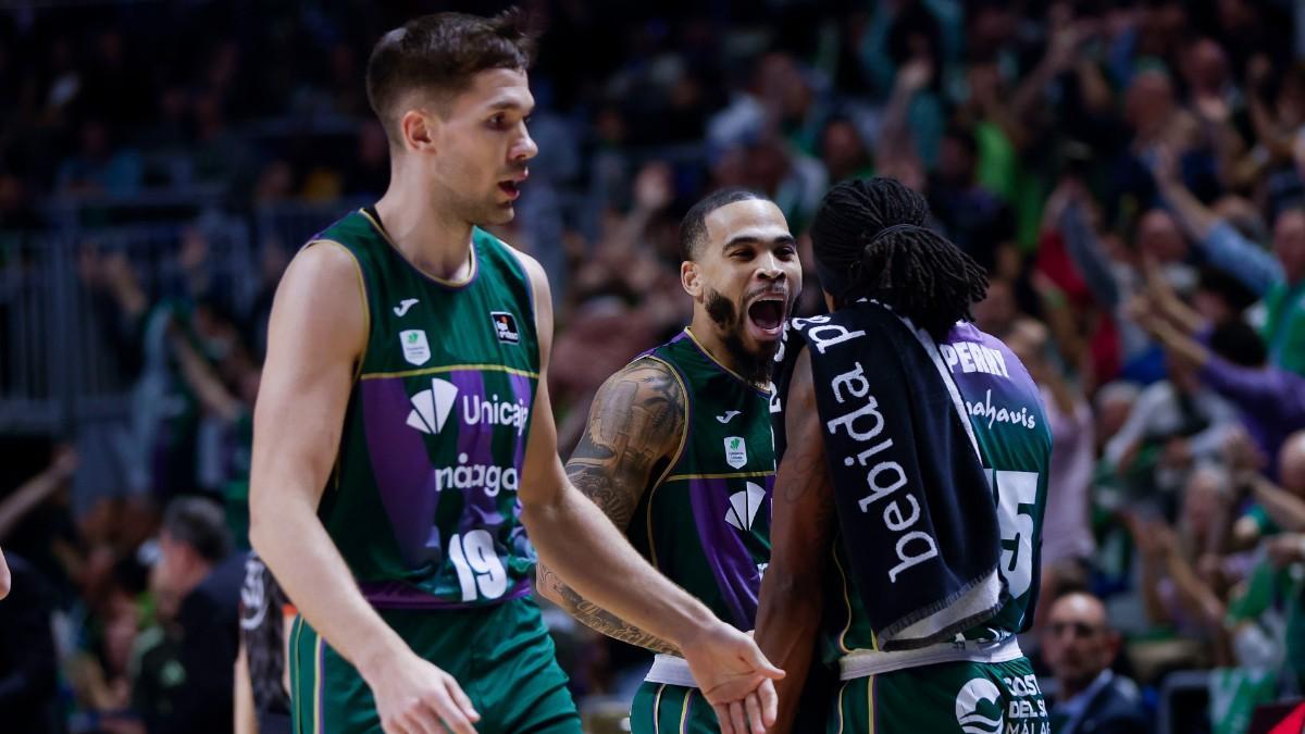 Unicaja derrotó al Real Madrid en el Martín Carpena