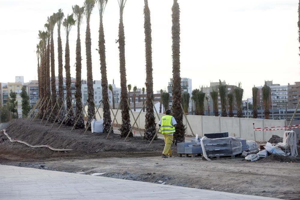 Estado actual de las obras del Parque Central