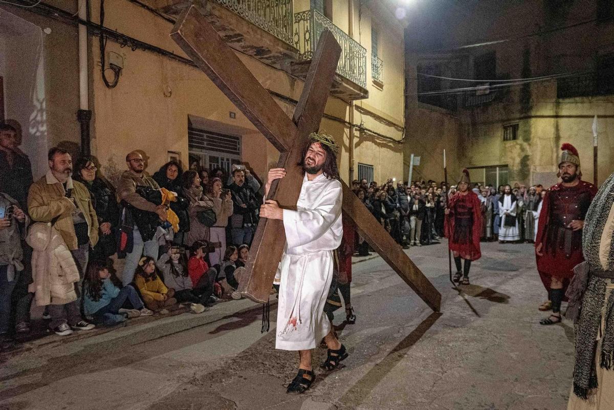 Borriol rememora la Pasión de Cristo de Nueva Jerusalén.