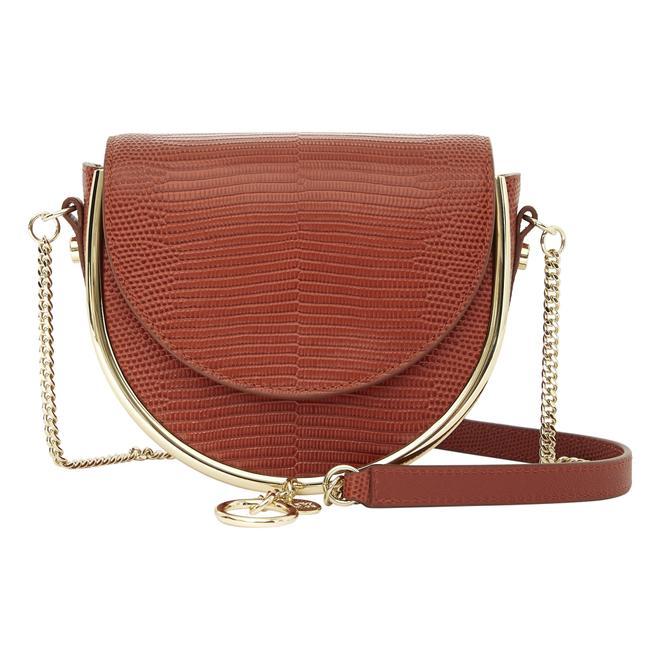 Mini Bolso Mara con relieve de lagarto de See by Chloé