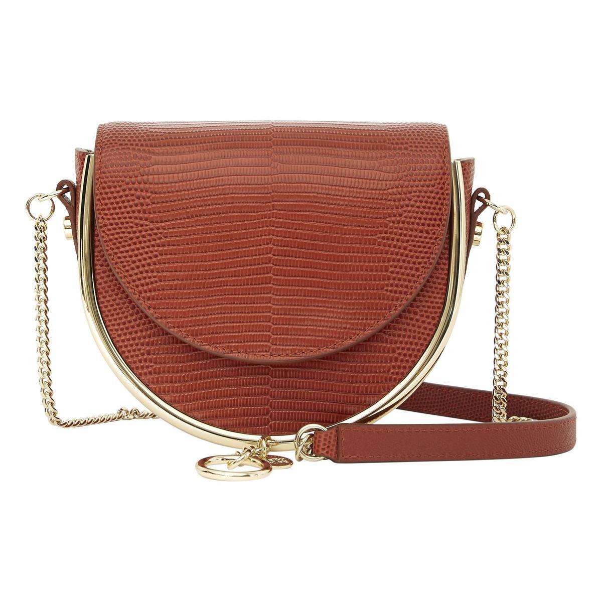 Mini Bolso Mara con relieve de lagarto de See by Chloé