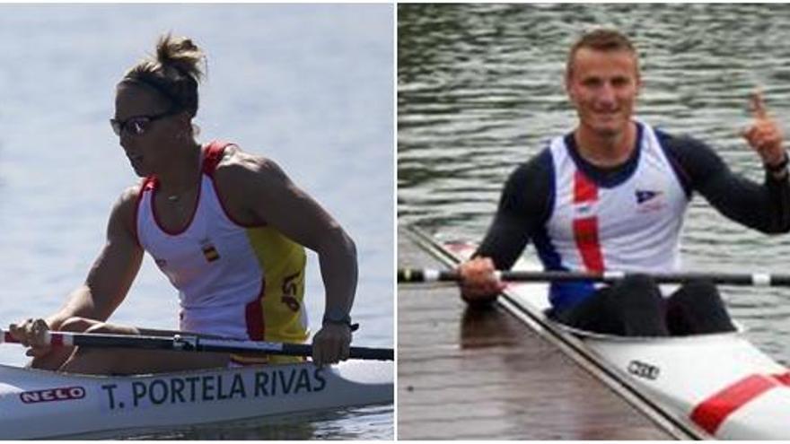 Teresa Portela y Marcus Cooper pelearán por medallas en K1.