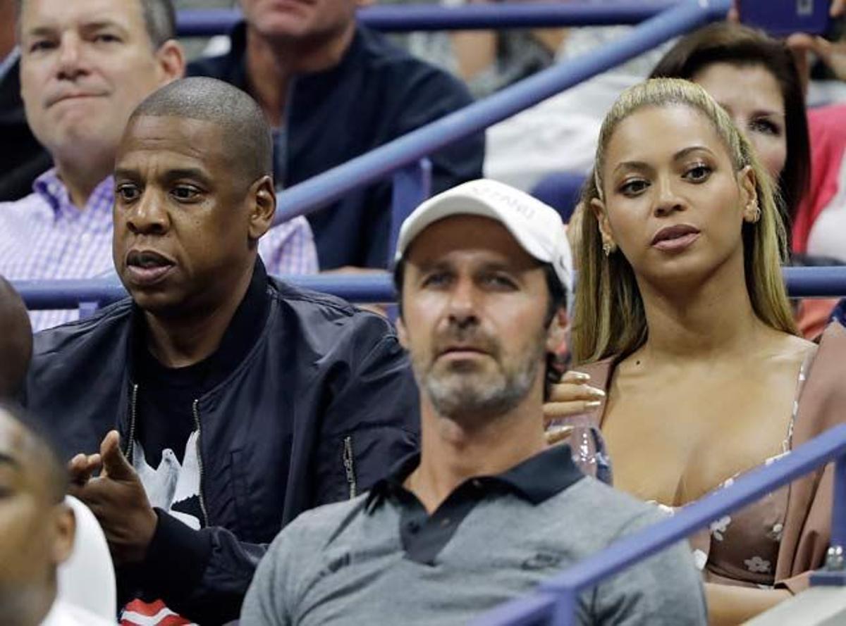 Beyoncé y Jay Z disfrutan del US Open en Nueva York