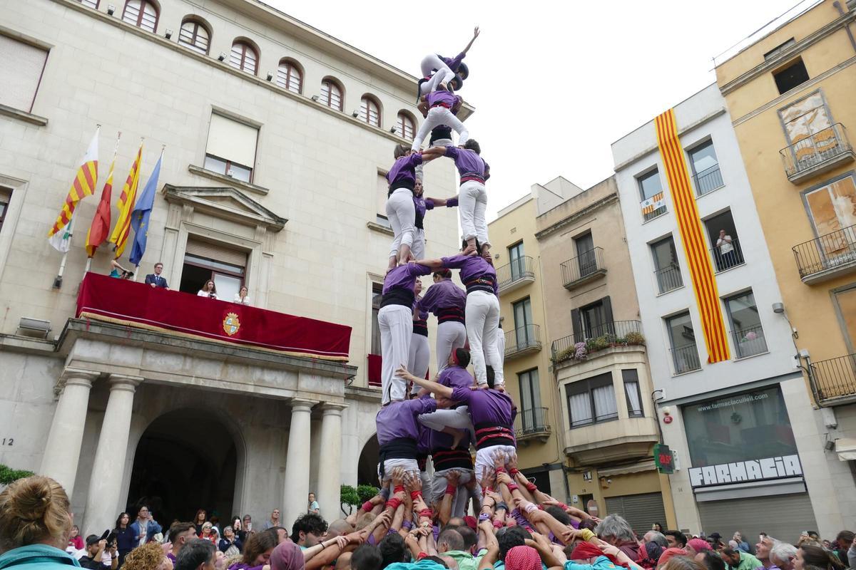 EN IMATGES | Figueres viu una diada castellera de Santa Creu pletòrica EN IMATGES | Figueres viu una diada castellera de Santa Creu pletòrica