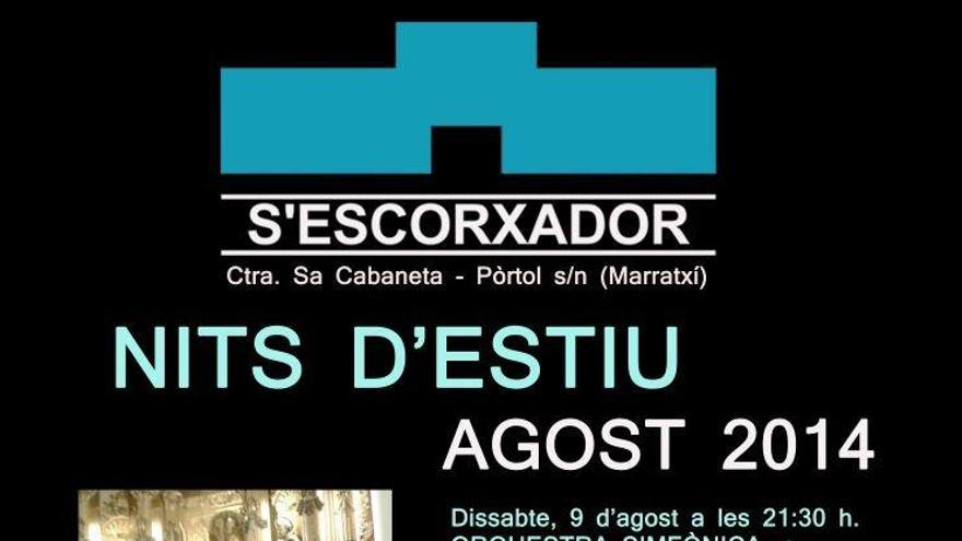 Cartel del ciclo &quot;Nits d&#039;estiu&quot; de s&#039;Escorxador