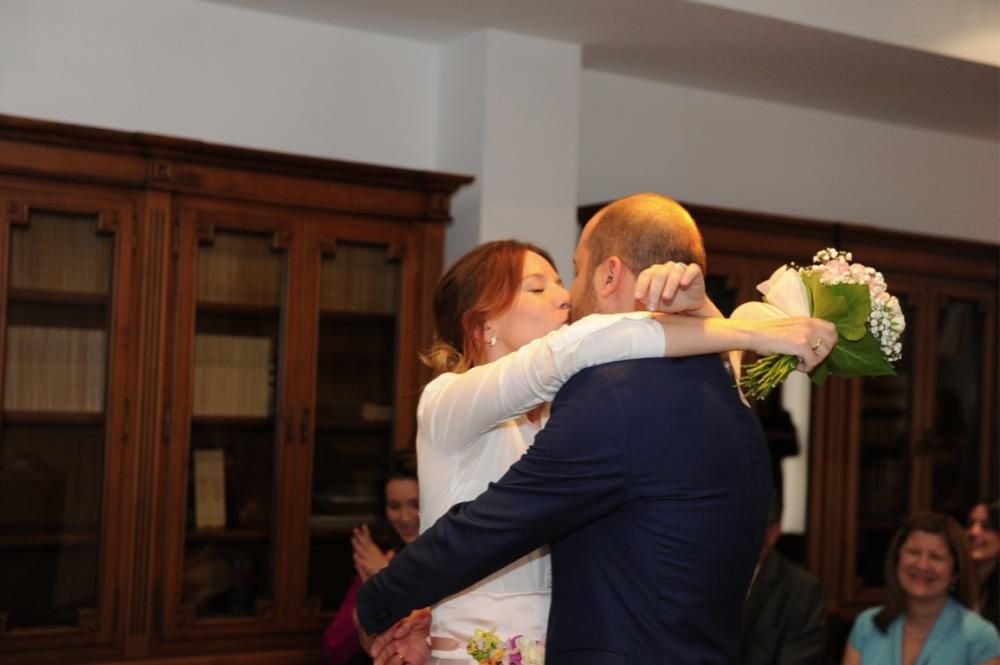 Primera boda en el Colegio Notarial de Murcia