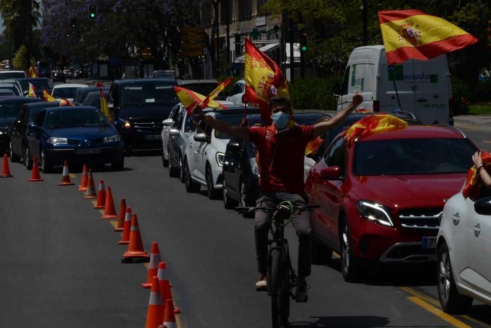 Caravana de Vox en Málaga contra el Gobierno