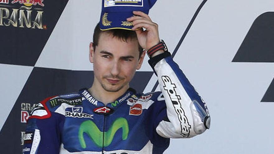 Jorge Lorenzo, en el circuito de Jerez