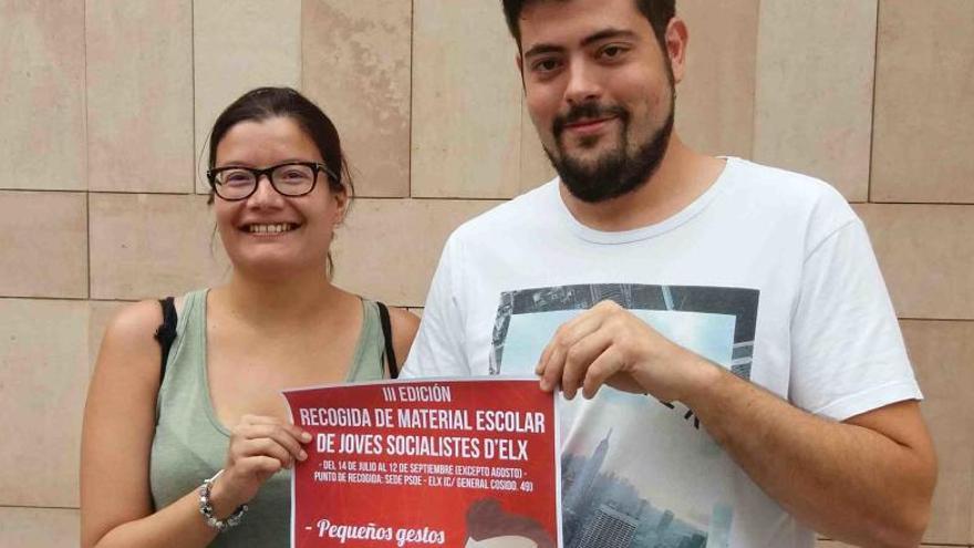 Campaña de Joves Socialistes para recoger material escolar