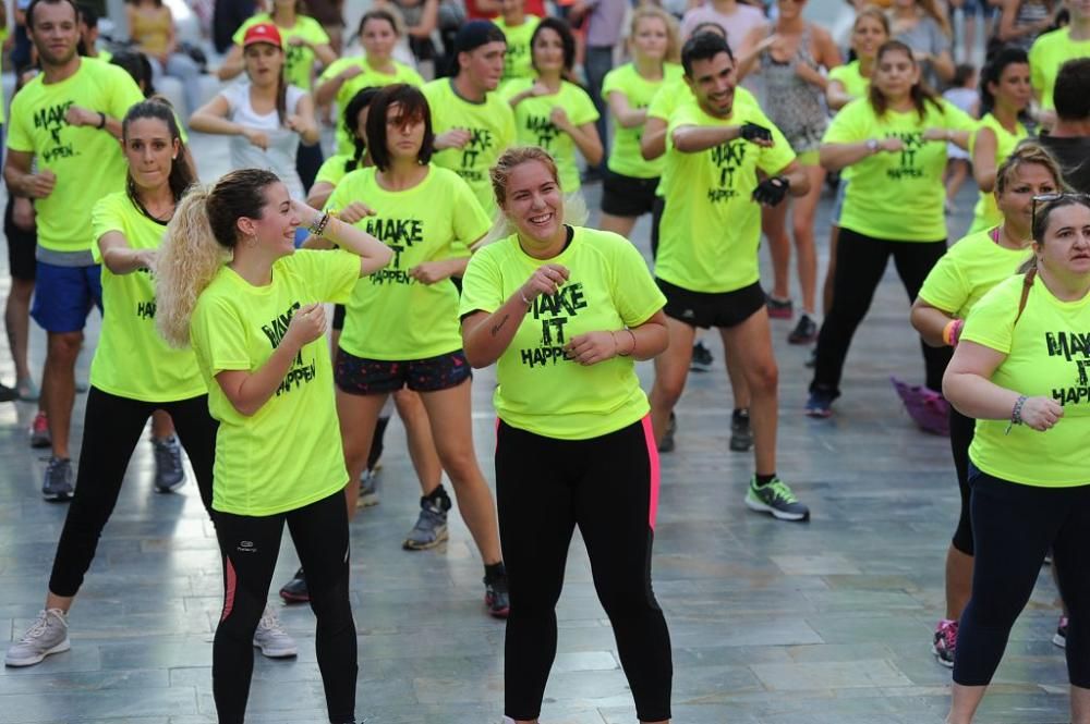 Zumba en la Avenida Libertad