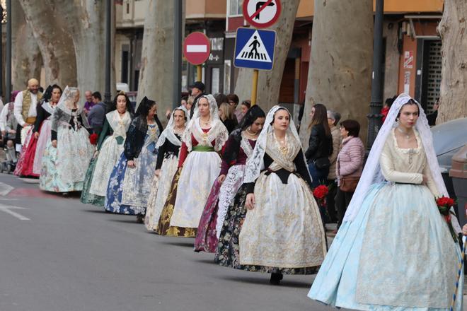 La Ofrenda fallera de Xàtiva, en imágenes