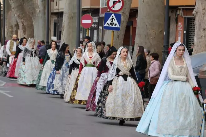 La Ofrenda fallera de Xàtiva, en imágenes
