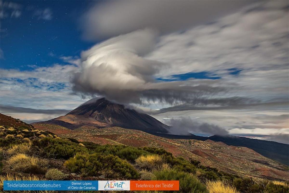Nieve en el Teide, noviembre 2018