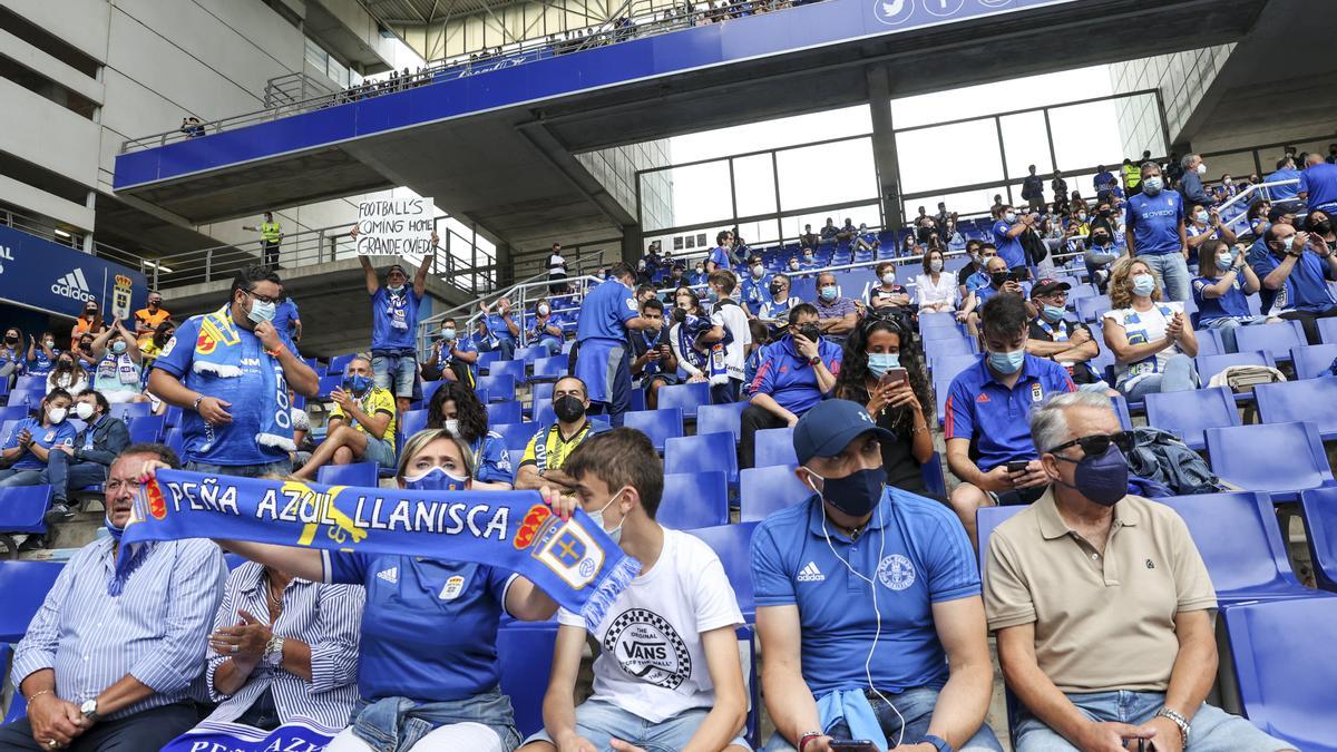 El partido del Real Oviedo, en imágenes