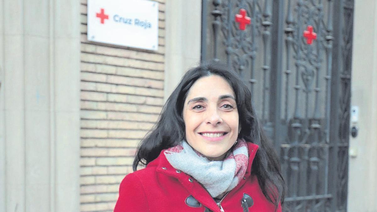 Cristina Arroyo, voluntaria de Cruz Roja.