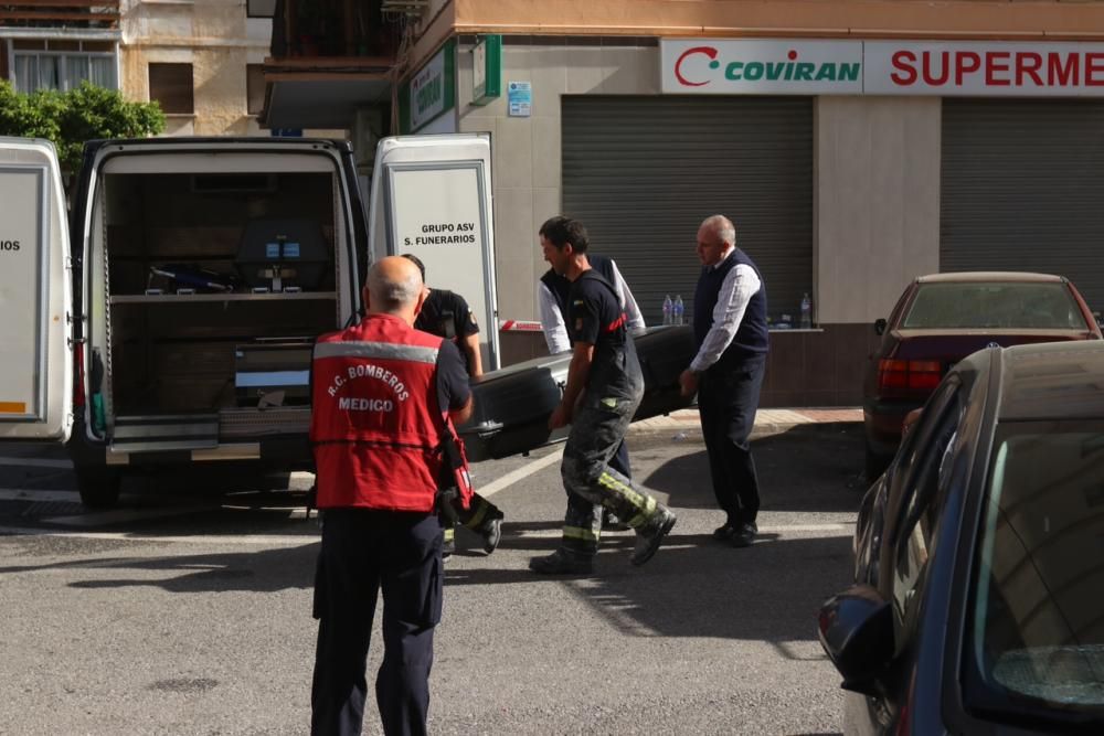 Las llamas se declaraban en la octava planta de un edificio situado en la Plaza de Ronda, en el distrito de Ciudad Jardín