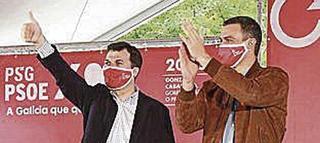 Sánchez ensalza que "el PSOE no deja a nadie atrás" frente al "sálvese quien pueda del PP"