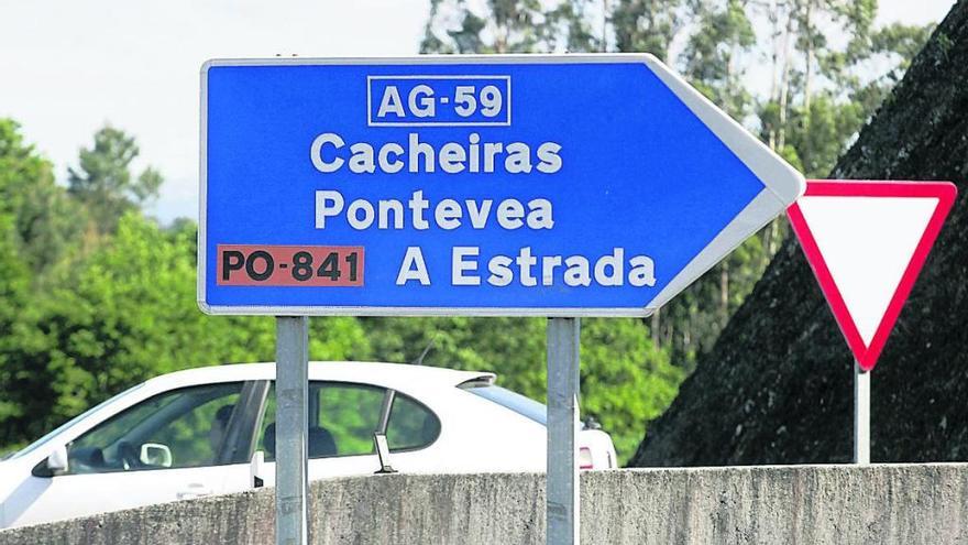 La autovía continuará desde A Ramallosa hasta Pontevea, en dirección a A Estrada.  // Bernabé/Cris M.V.p
