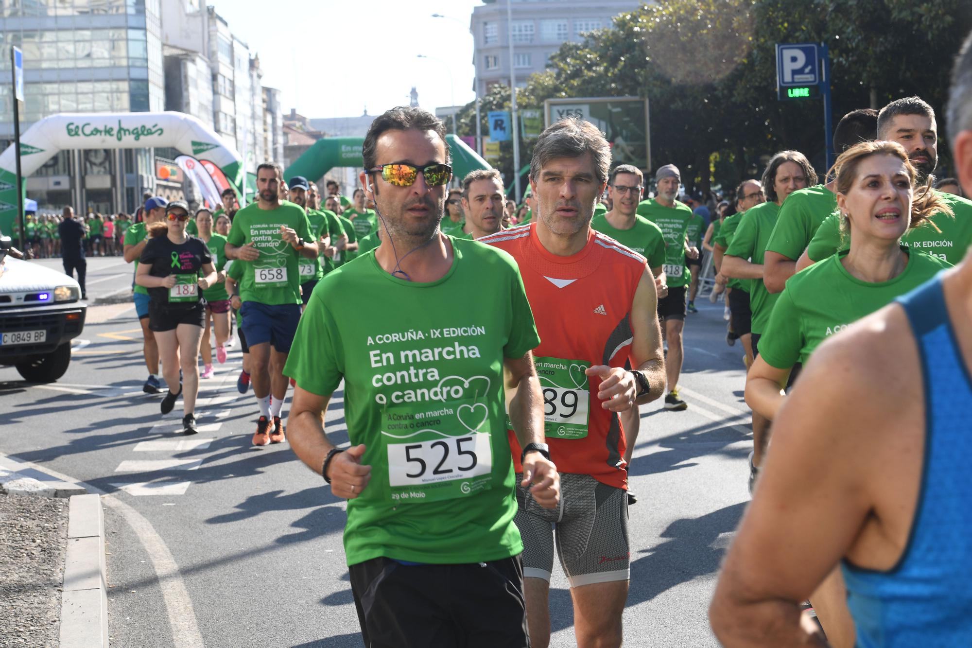 La Carrera contra el Cáncer tiñe de verde la ciudad